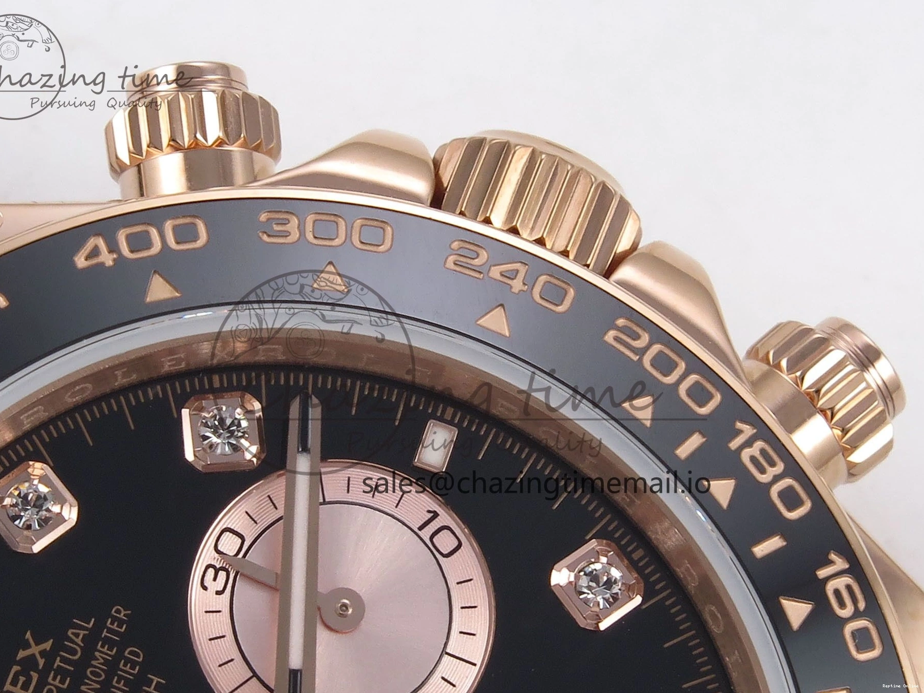 0106 Durable Daytona 126515 QF 1:1 Best Edition Black RG Diamonds Dial on Oysterflex Strap SH4131 V6（Gain Weight） 1207